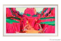 Samsung - 65" The Frame Customizable Bezel - Metal - Sand Gold