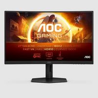 AOC - CQ27G4X 27" VA Curved QHD 180Hz 0.5ms Gaming Monitor - Black