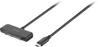 Insignia™ - SATA to USB-C Adapter for 2.5” SATA Drives - Black