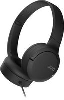 JVC - On-Ear Wired Headphones with USB-C Connection HAS33UCB - Black