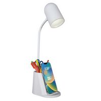 OttLite - Aglow Organizer LED Desk Lamp w/Wireless Charging - White