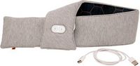 Calming Heat - Charcoal + Copper Infused Messaging Neck Wrap - Gray