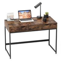 Bestier - Modern Study Writing Desk - 43" Wide - Brown