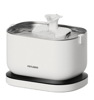 PETLIBRO - Dockstream Stainless Steel 2.5L Cat and Dog Drinking Fountain with Battery Operation -...