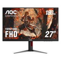 AOC - C27G4X 27&quot; VA Curved Gaming Monitor, FHD (1920x1080), 180Hz, 0.5ms, Freesync, HDR10 - Black