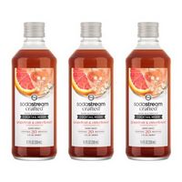 SodaStream Crafted Mixers  Elderflower Grapefruit Drink Mix 3-Pack