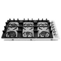 ZLINE - 36" Gas Cooktop with 6 Gas Burners - Stainless steel
