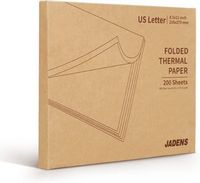 JADENS - Thermal paper  letter size - White