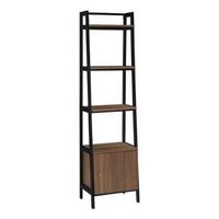 OSP Home Furnishings - Lancaster 72&quot; Ladder Bookcase - Majestic Walnut