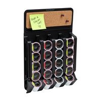 Mind Reader - Single Serve Pod Organizer, Wall Mount, 20 Pod Capacity, Magnetic or Adhesive, 10.7...