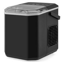 Costway Countertop Ice Maker Portable Ice Making Machine 6-13 Mins 9 Ice 26.5 lbs/24 Hrs Black - ...