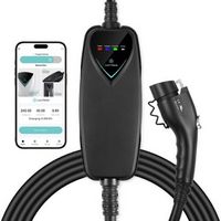 Lectron - J1772 Level 2 NEMA 14-50 WiFi Electric Vehicle (EV) Charger-up to 40A- 16' - Black