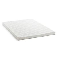 Lucid Comfort Collection - 3" King Gel Memory Foam Topper with Cover - White