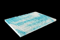 Bestier - 2 Inch 5-Zone Memory Foam Mattress Topper, Gel Infused Foam Mattress Topper for Pressur...
