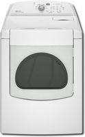 Maytag - Bravos 7.0 Cu. Ft. SuperSize Capacity Plus Gas Dryer - White