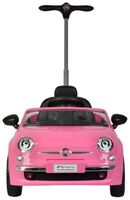 Best Rideon Cars - Fiat 500 Push Car Stroller - Pink