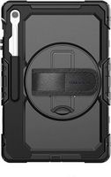 SaharaCase - Defense Series Heavy Duty Case with Hand Strap for Samsung Galaxy Tab S10 FE+ - Scor...