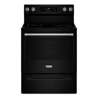 Maytag - 30-Inch Wide Electric Range With No Preheat Air Fry and Air Baking - 5.3 cu. ft. - Black