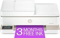 HP - Envy 6555e Wireless All-in-One Inkjet Printer with 3 months of Instant Ink included with HP+...