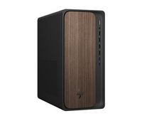 HP - OmniDesk Desktop AI PC M03-0060 Intel Core Ultra 7 265 32GB RAM 2TB SSD Win 11 Home - Dark Wood