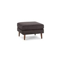 Burrow - Mid Century Nomad Ottoman - Charcoal