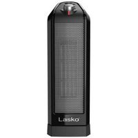 Lasko - 1500-Watt Portable Ceramic Heater for Tabletop or Floor - Black