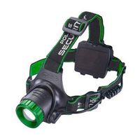 Police Security - Blackout-R Rechargeable Headlamp - Black/Green