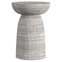 Simpli Home - Boyd Wooden Accent Table - White Wash