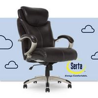 Serta - AIR Health &amp; Wellness Executive Chair - Roasted Chestnut/Brown