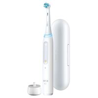 Oral-B - iO Series 4 Rechargeable Electric Toothbrush w/Brush Head - White