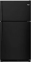 Whirlpool - 20.5 Cu. Ft. Top-Freezer Refrigerator - Black