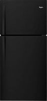 Whirlpool - 19.3 Cu. Ft. Top-Freezer Refrigerator - Black