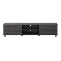 CorLiving - Hollywood Collection TV Stand with Open and Closed Cabinets for Most TVs up to 85" - ...