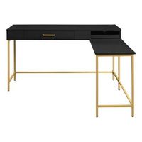 OSP Home Furnishings - Modern Life Desk in - Black