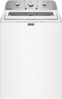 Maytag - 4.7 Cu. Ft. Top Load Agitator Washer with Extra Power Cycle - White