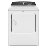 7.0 Cu. Ft. Whirlpool Top Load Electric Dryer with Moisture Sensor - White