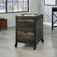 Sauder - Foundry Road Mobile File Ped Co - Carbon Oak&#174;