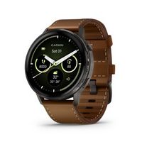 Garmin - Venu 4 GPS Smartwatch 45 mm Fiber-reinforced polymer - Slate - (2025)