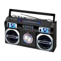 Studebaker - 80%27s Retro Street 5W Boombox with Bluetooth - Black