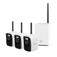 Swann - MaxRanger4K Mini Wireless Security System / Base Station / 32GB / 3x MINICAM 4K IP Camera...