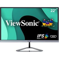 ViewSonic - VX2276-SMH 22&quot; IPS LCD FHD Monitor (DisplayPort VGA, HDMI) - Silver