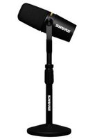 Shure - MV7+ USB-C/XLR Dynamic Podcast Microphone Bundle w/Desktop Stand - Black