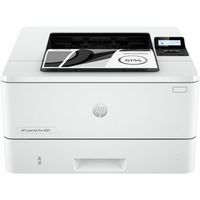 HP - LaserJet Pro 4001dn Black-and-White Laser Printer - White