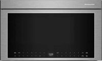 KitchenAid - 1.1 Cu. Ft. Convection Flush Built-In Over-the-Range Microwave with Air Fry Mode - S...