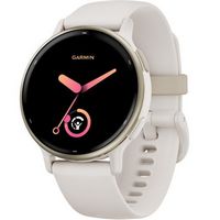 Garmin - vívoactive 5 GPS Smartwatch 42 mm Fiber-reinforced polymer - Gold Aluminum and Ivory