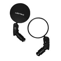 Lectric eBikes - Handlebar Mirrors (Pair) Compatible with Most eBikes &amp; Standard Bikes - Black