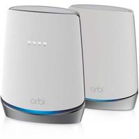 NETGEAR - Orbi AX4200 Tri-Band Mesh WiFi 6 System with 32x8 DOCSIS 3.1 Cable Modem (2-Pack) - White