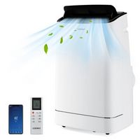 Costway 15000 BTU Portable Air Conditioner Cools up to 800 sq.ft with Remote APP Control Cool Fan...