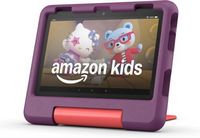 Amazon - Fire HD 8 Kids tablet, ages 3-7 | 3GB memory, 13-hr battery, 32GB, (2024 release) - Grape