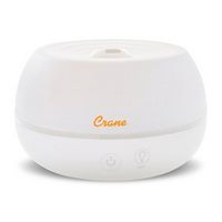 CRANE - 0.2 Gal. 2-in-1 Ultrasonic Cool Mist Humidifer &amp; Aroma Diffuser - White